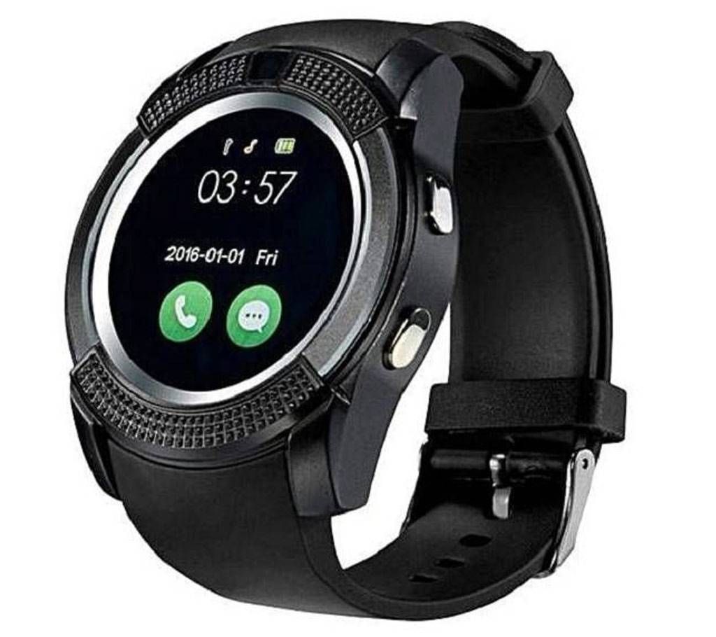 V8 Smart Watch with Cameras - SIM Supported