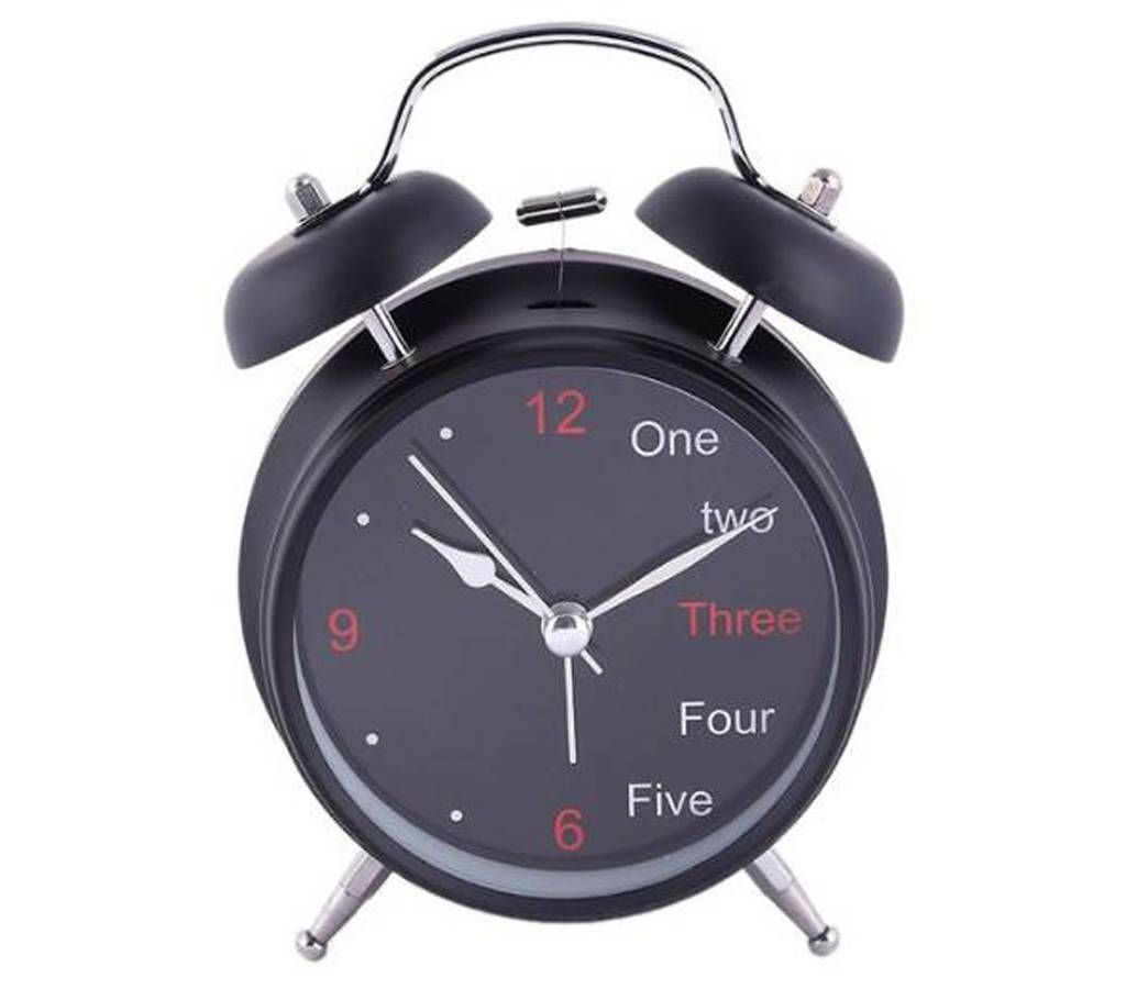 Table Alarm Clock - Black