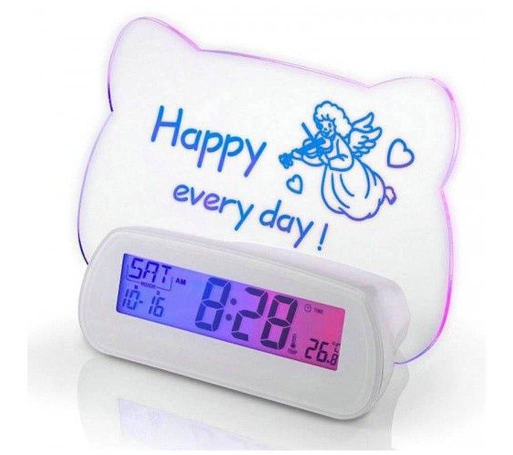 Magic board with digital clock 