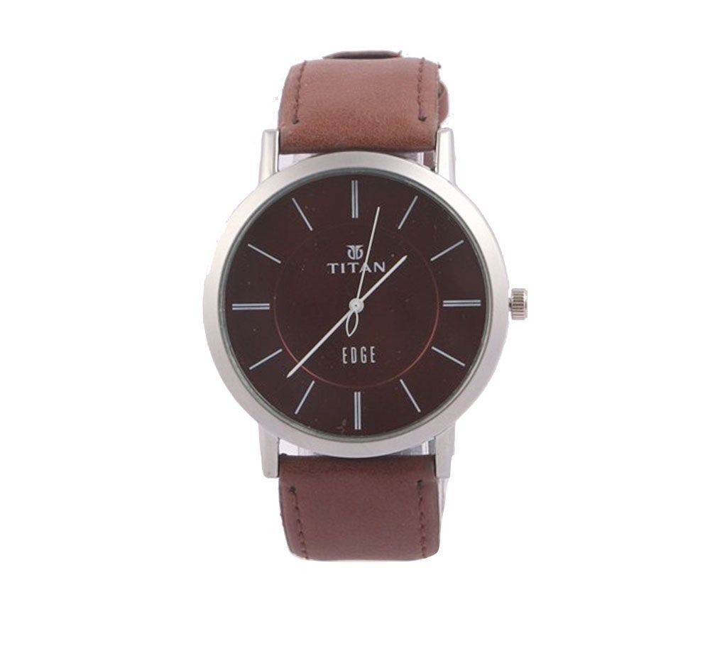 TITAN Brown Color Watch For man