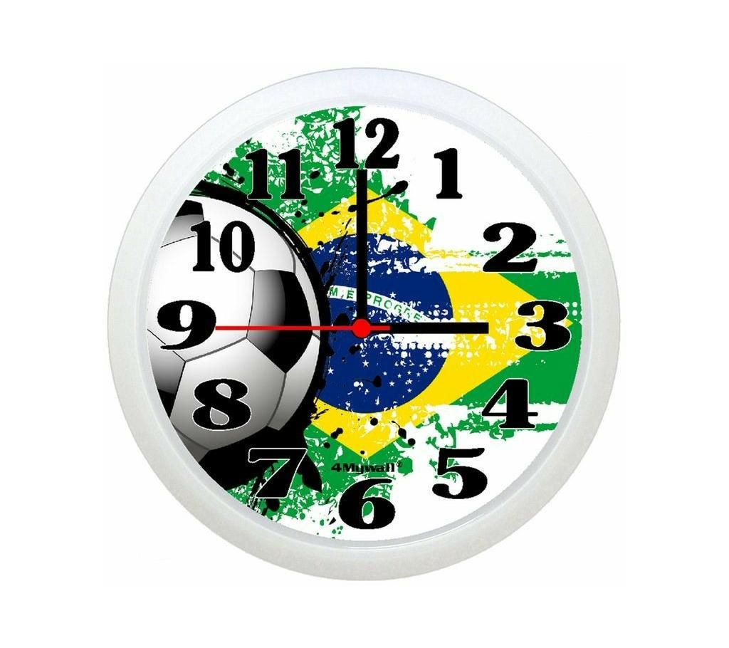 Brazil wall clock