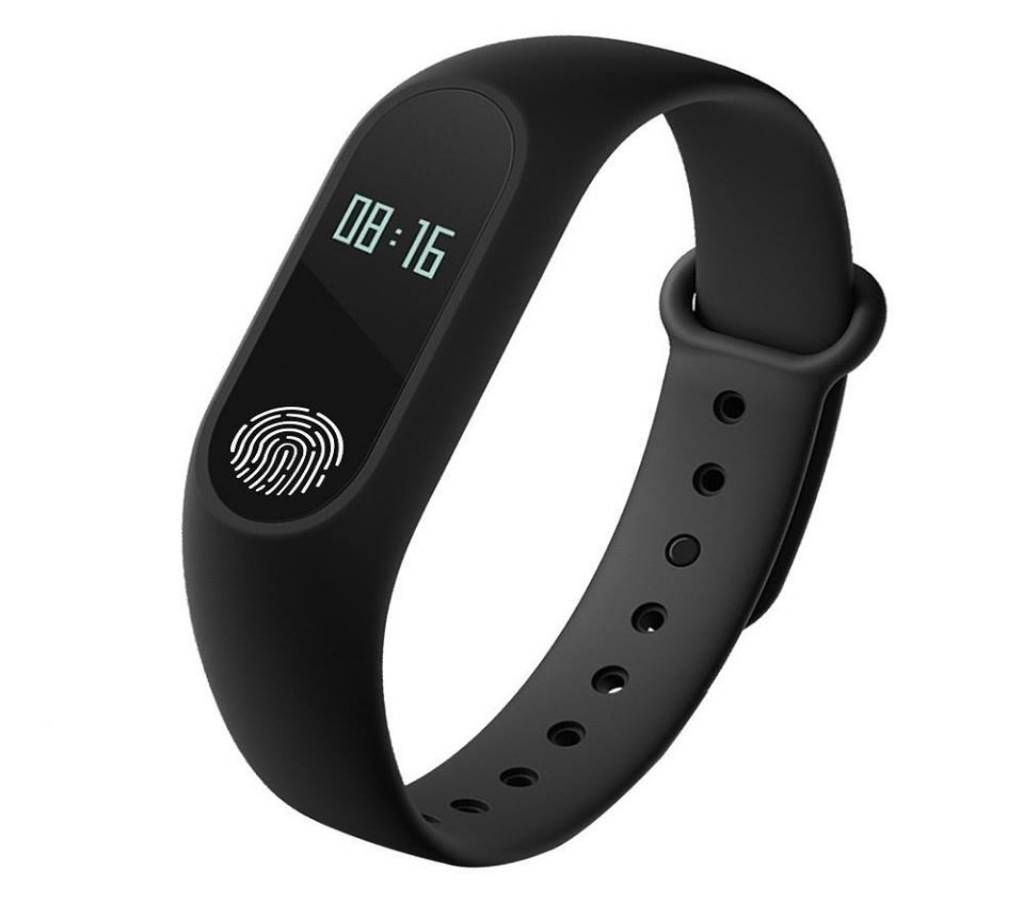 M2 Smart Band with OLED Display Heart Rate Sensor - Black