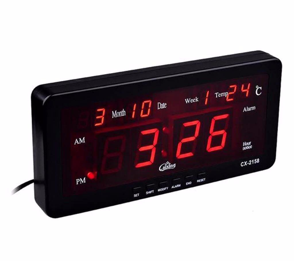 CASIO CX-2158 LED Digital LED Alarm Clock 