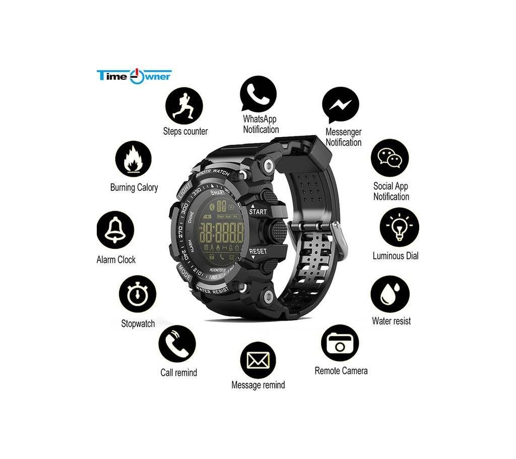 EX16 5ATM Water Resistant Bluetooth Smart Watch