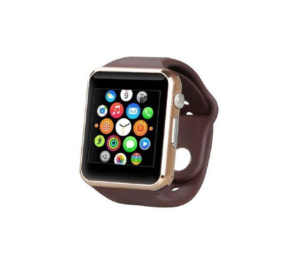 A1 Bluetooth Smart Watch Phone with Pedometer Camera Single SIM - Black