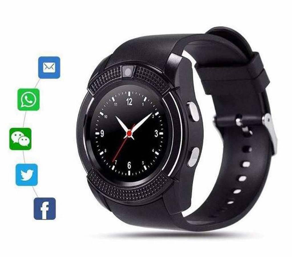 V 8 Sim Supported Smart Watch 