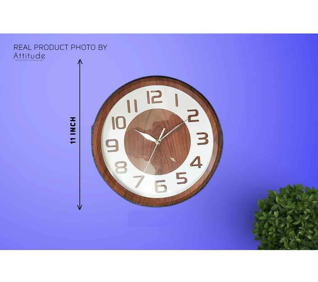 Light Wooden Premium Quality Wall Clock for Bedroom, Drawing Room & Offices