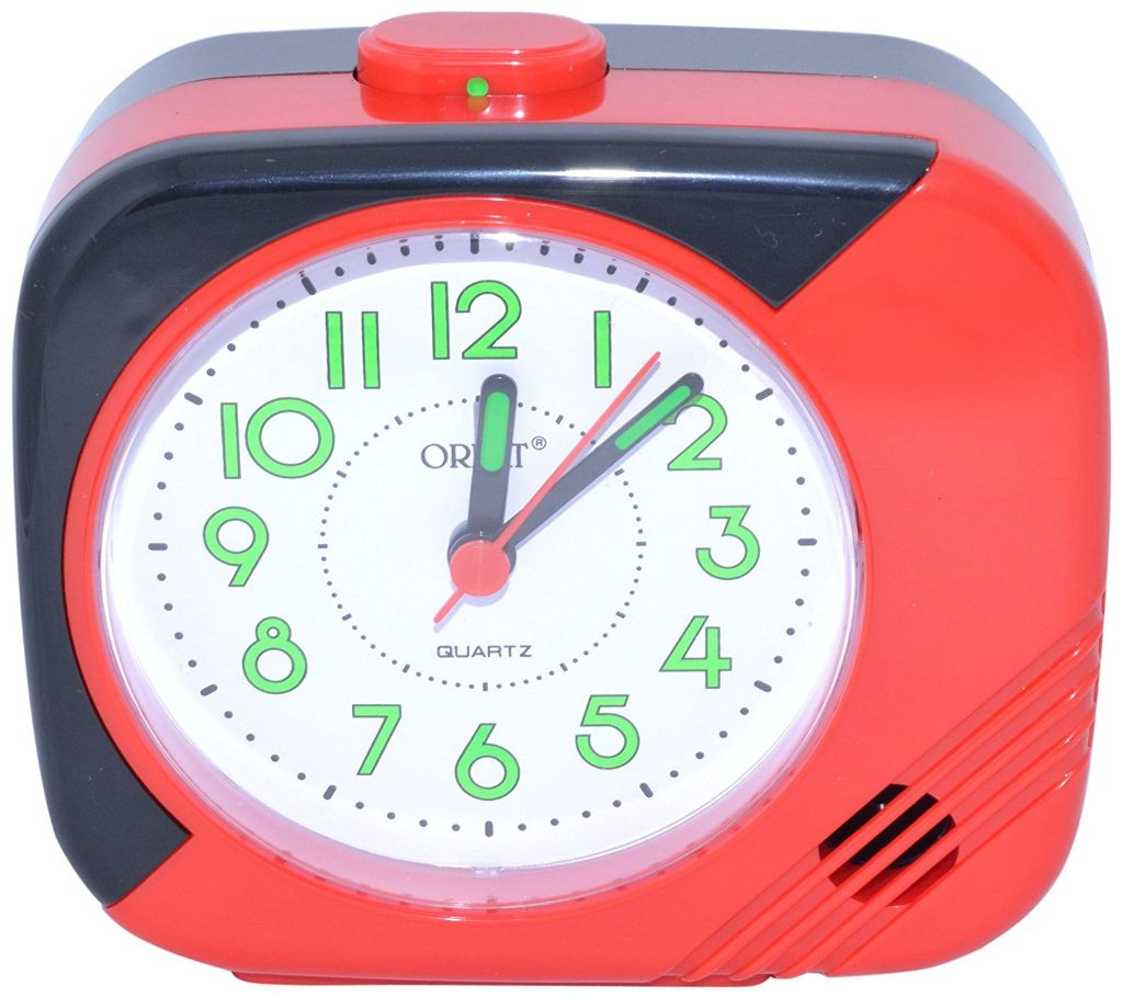 Orpat Beep Alarm Clock TBB-207 - Red