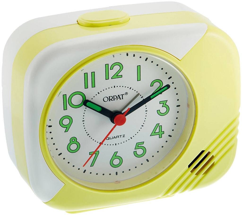 Orpat Beep Alarm Clock TBB-207 - Yellow