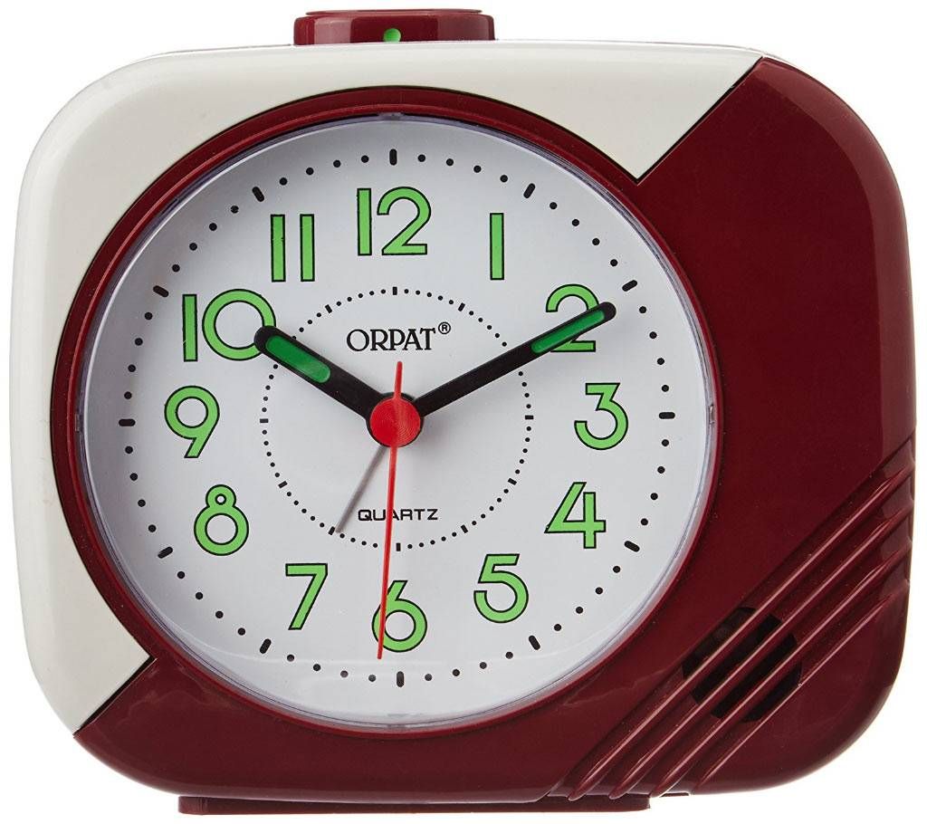 Orpat Beep Alarm Clock TBB-207 - Maroon