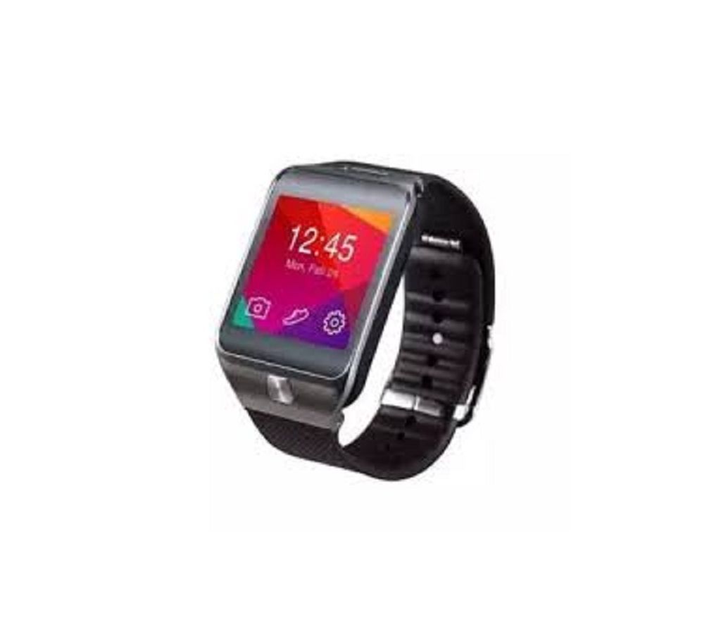 S2 Smart Watch Single Sim and Android Pair Mate - Black