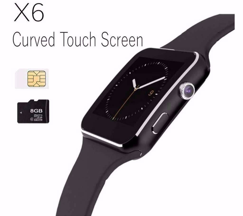 X6 Curved Display Smart Watch
