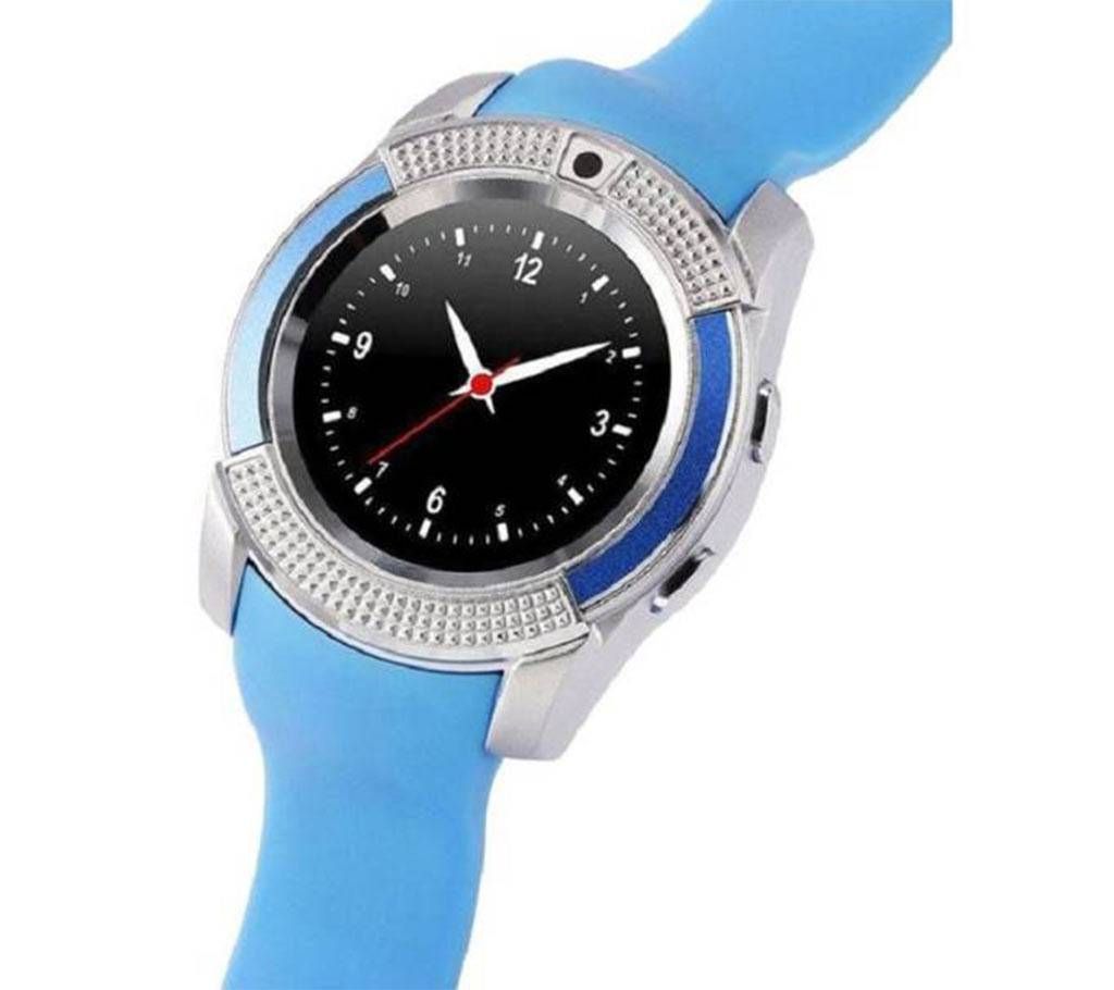 V8 max plus smart watch- blue 