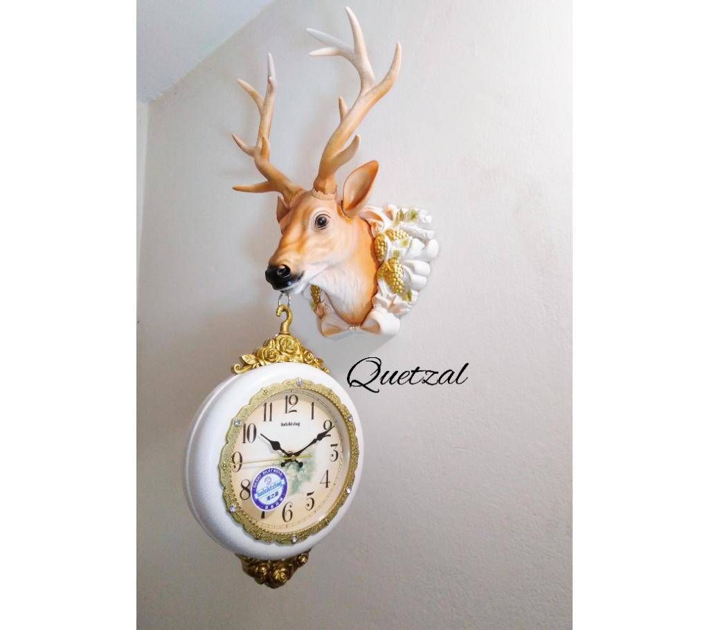 Deer Dual Wall Clock