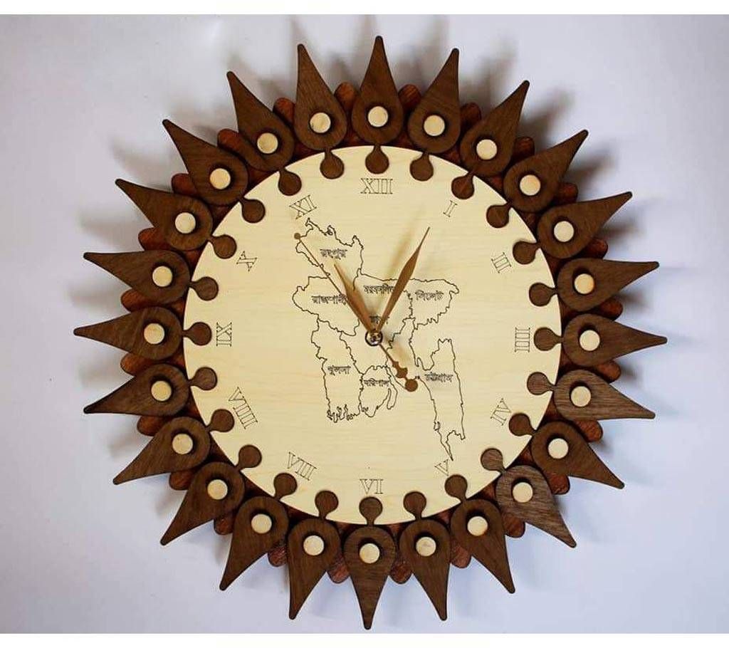 Bangladesh Map Wall Clock