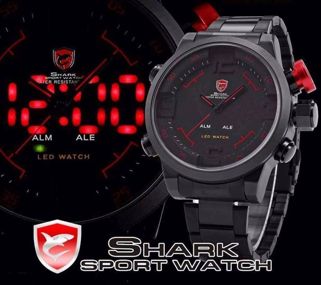 Shark LED Men's Wrist Watch - Copy