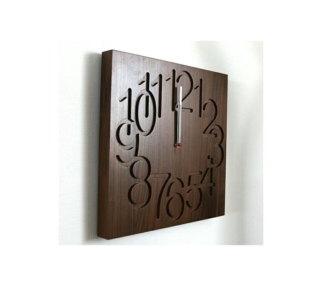 wooden clock