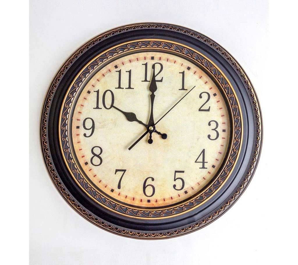 Decorative Wall Clock Off White 