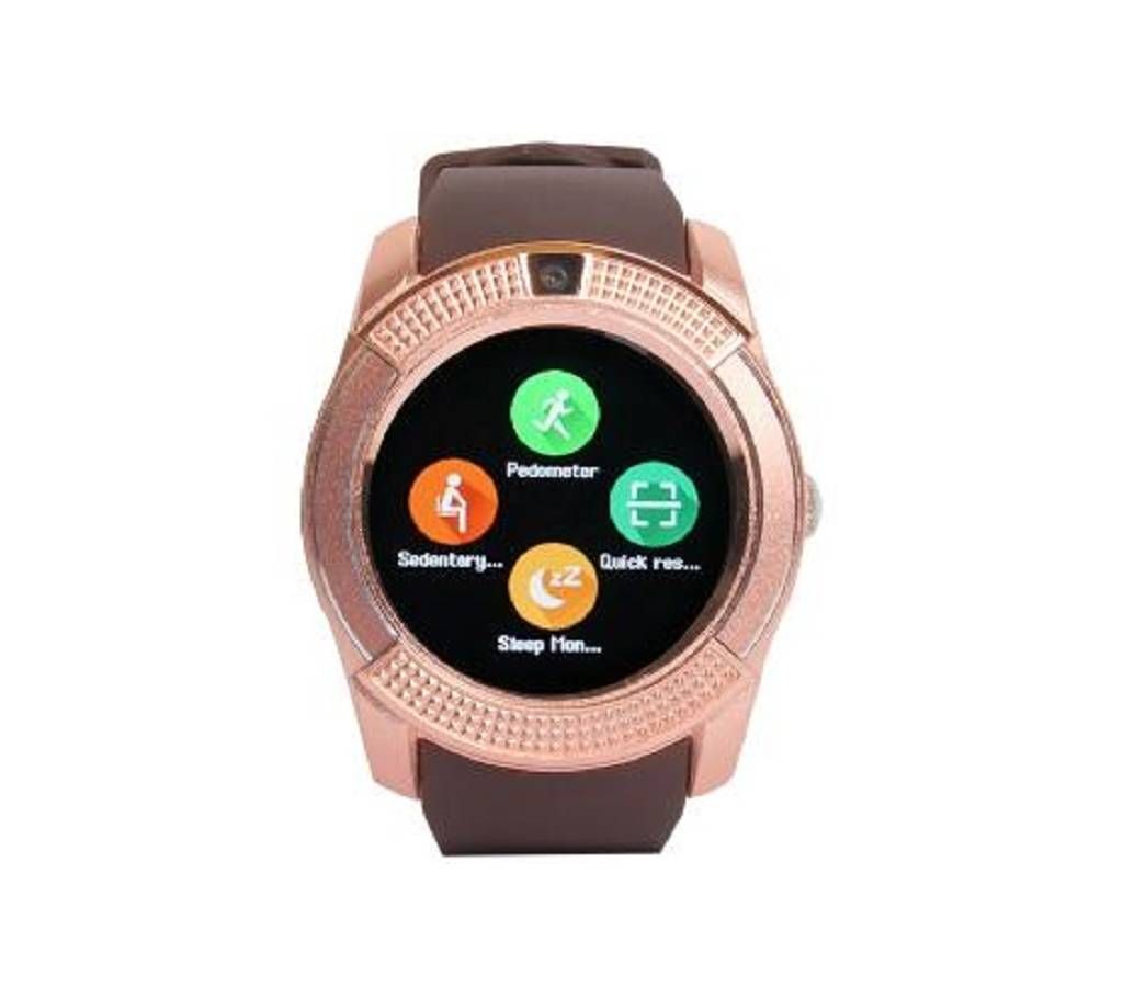 V8 Mobile Watch Sim & bluetooth connect All smart Phone