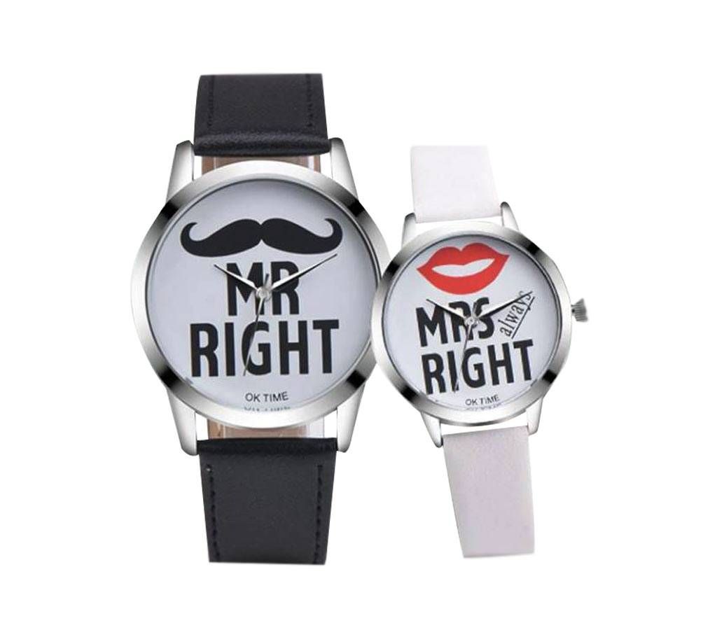 2pcs Couple Lovers Watches