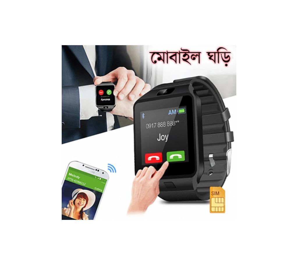 Sim Support Mobile Watch DZ09