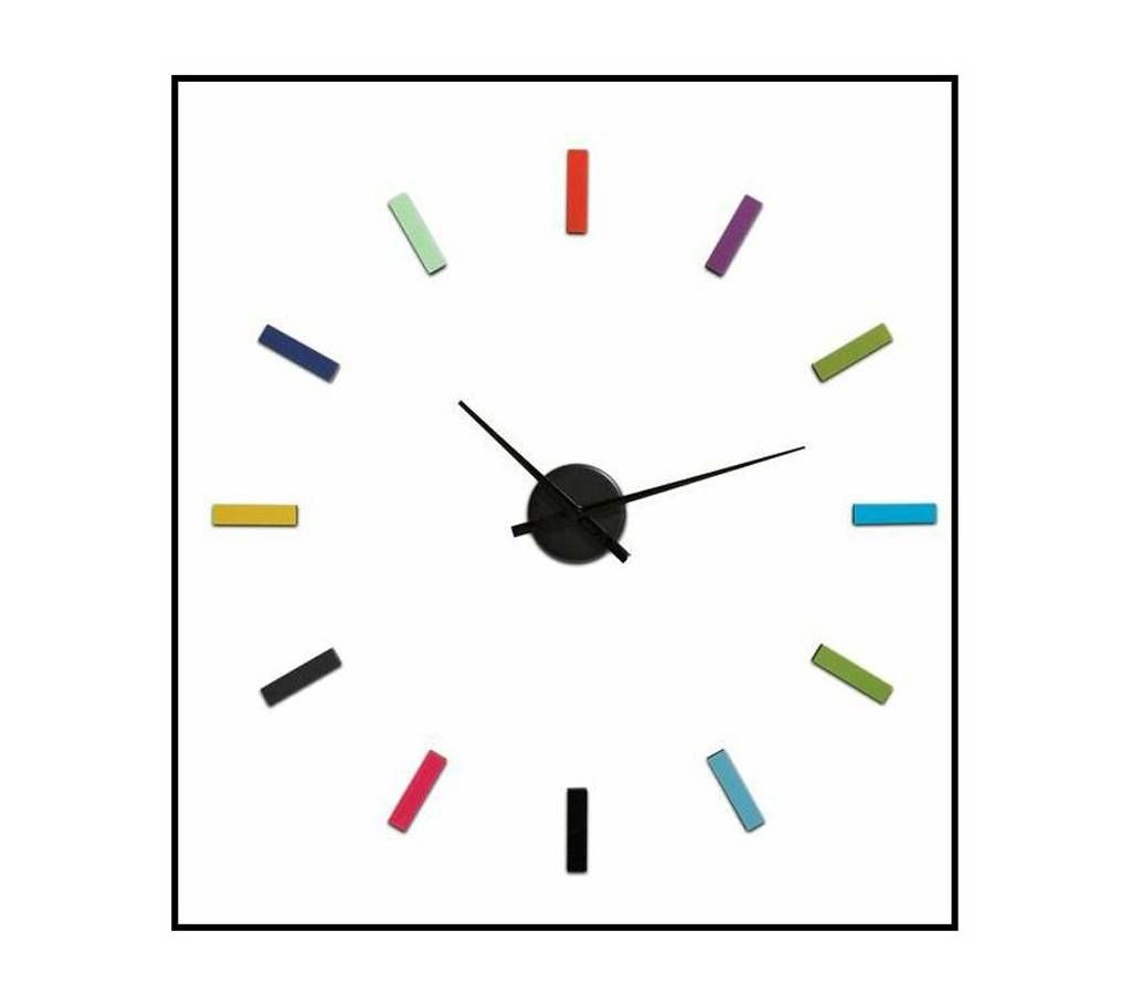 multi color big wall colck