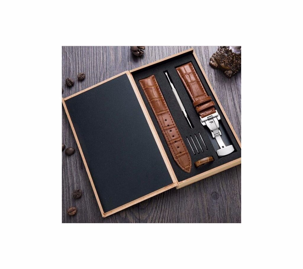 24MM Leather Universal Watch Strap  Replacement Wristband