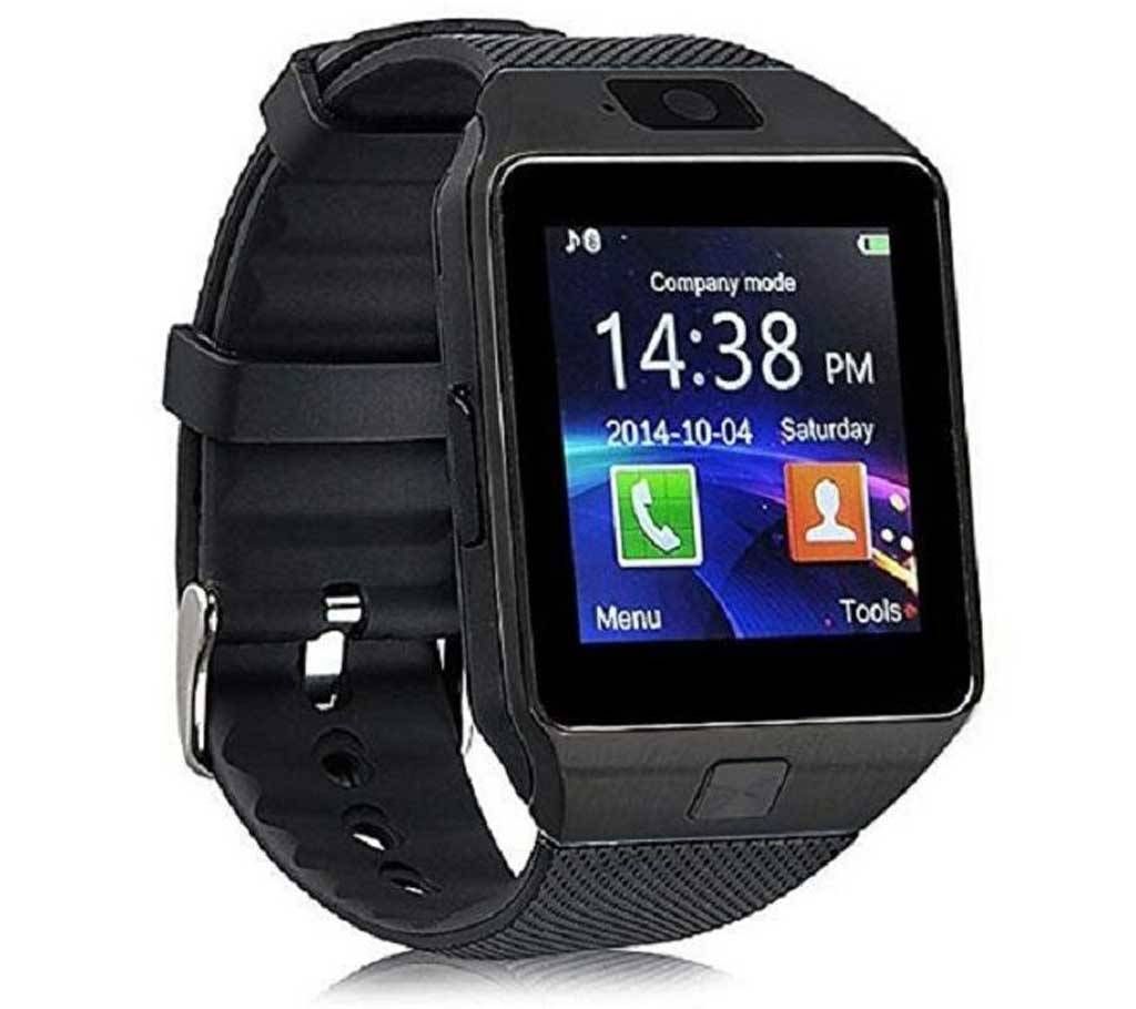 DZ09 Smart Watch SIM and Bluetooth - Black - 001 - Multi color-GNG