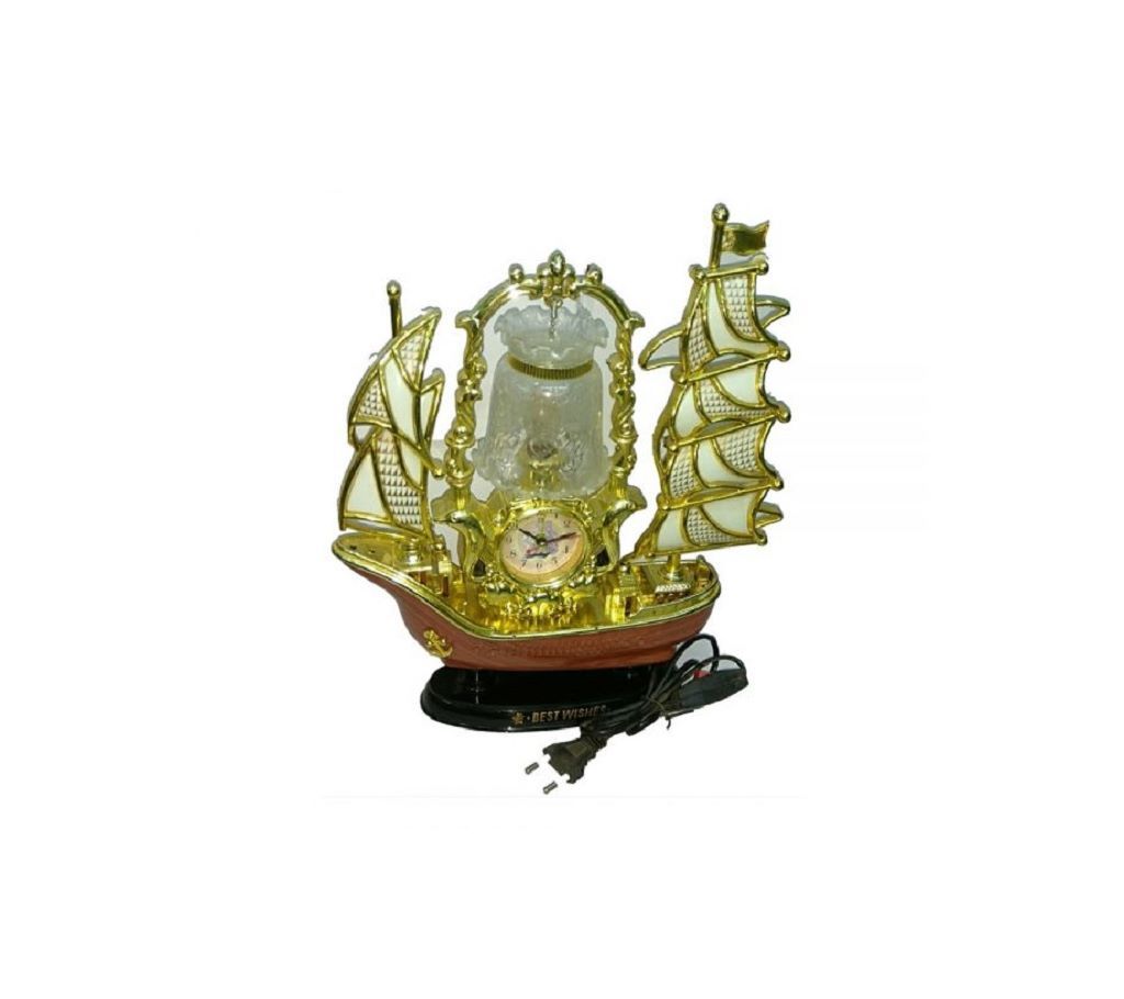 Ship shaped Table Clock 