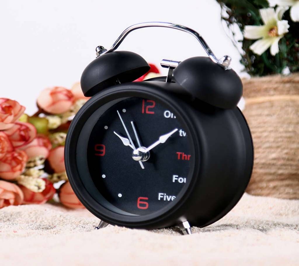English digital Double Bell Alarm Clock