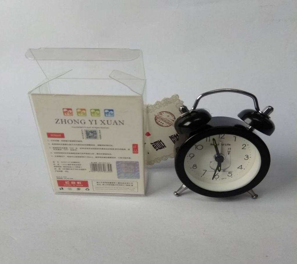 Metal Medium Size Table Alarm Clock For Gift