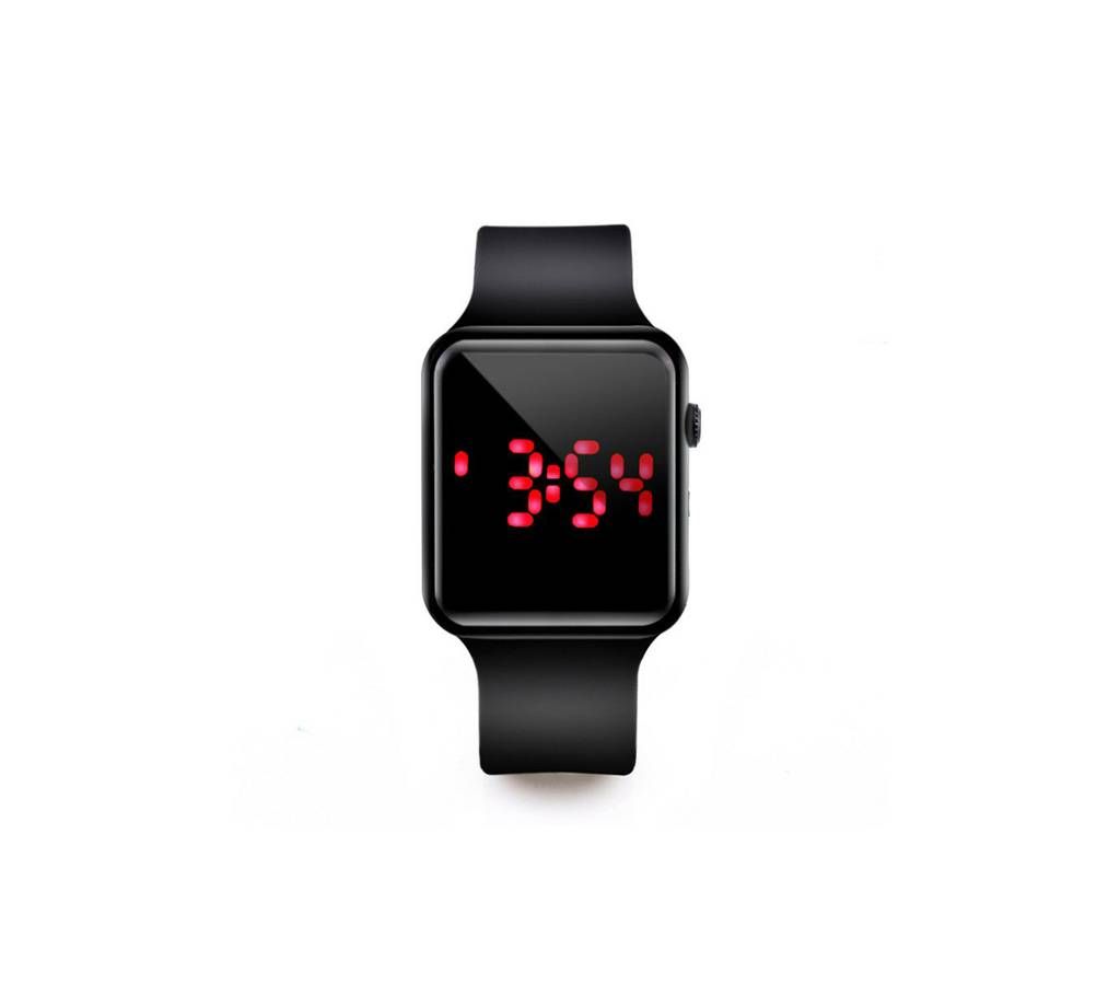 digital red color watch for men 