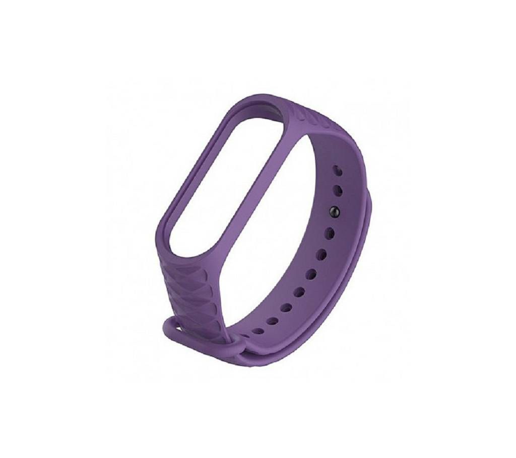 Replaceable Wrist Strap Bracelet for Mi Band 3 - Purple