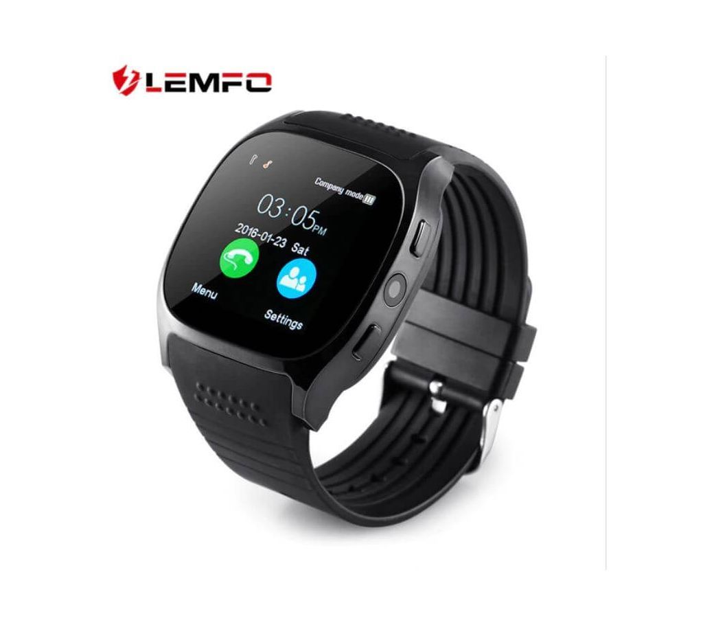 LEMFO Smart Watch Support TF SIM Card Bluetooth Sync Smart Watch Phone with Camera Pedometer Sleep Monitor