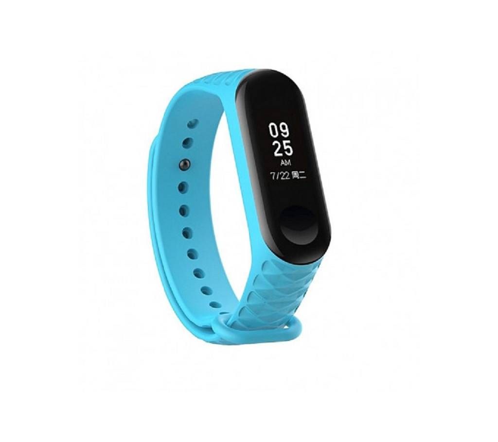 Replacement Silicone Strap for Mi Band 3 - Sky Blue