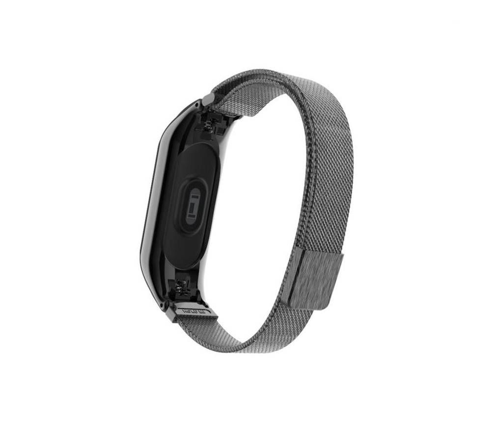 Wrist Strap Bracelet for Xiaomi Mi Band 3 Stainless Steel Milanese Magnetic Loop Band Smart Watch 