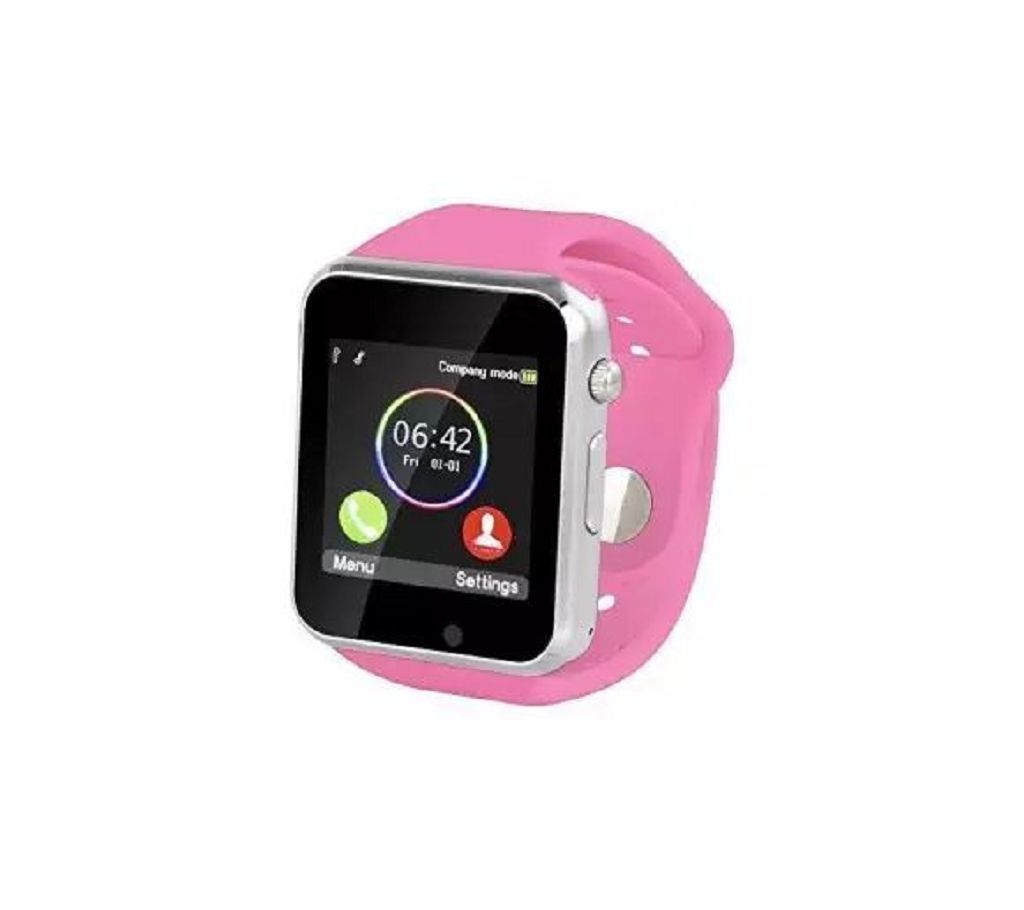 A1 Bluetooth  Smart Watch  Pink-MKC