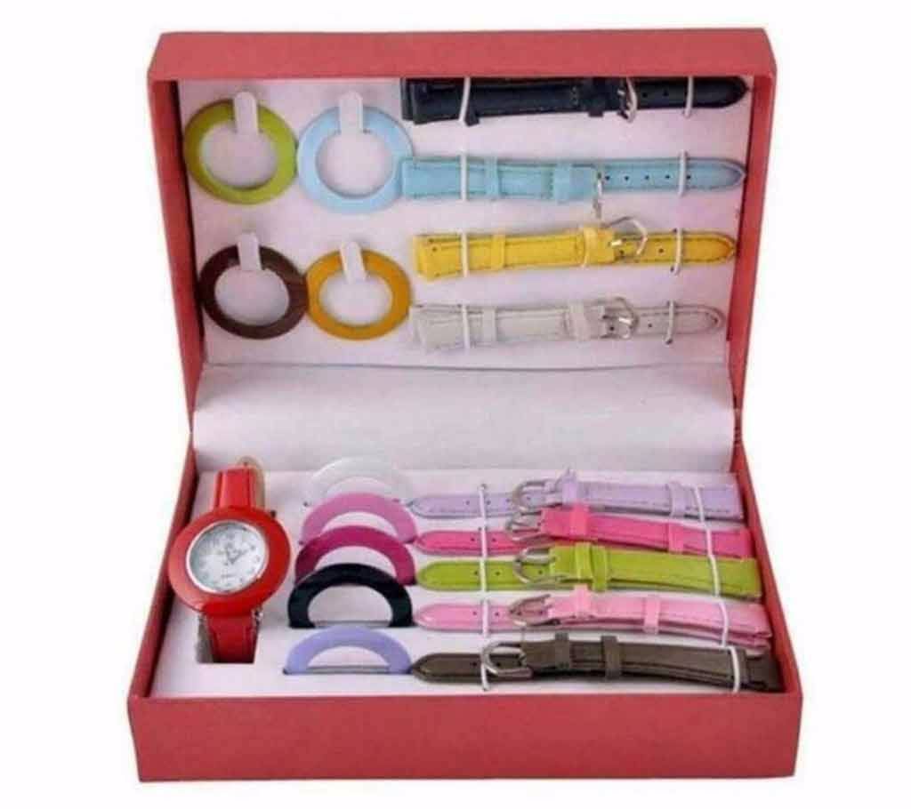 21 in 1 Ladies Changeable Dial Watch