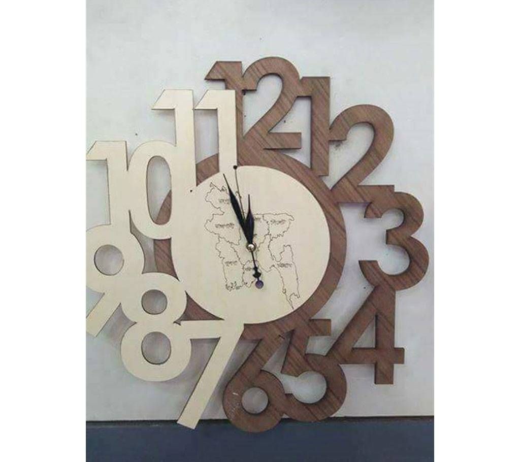 123 wooden clocks