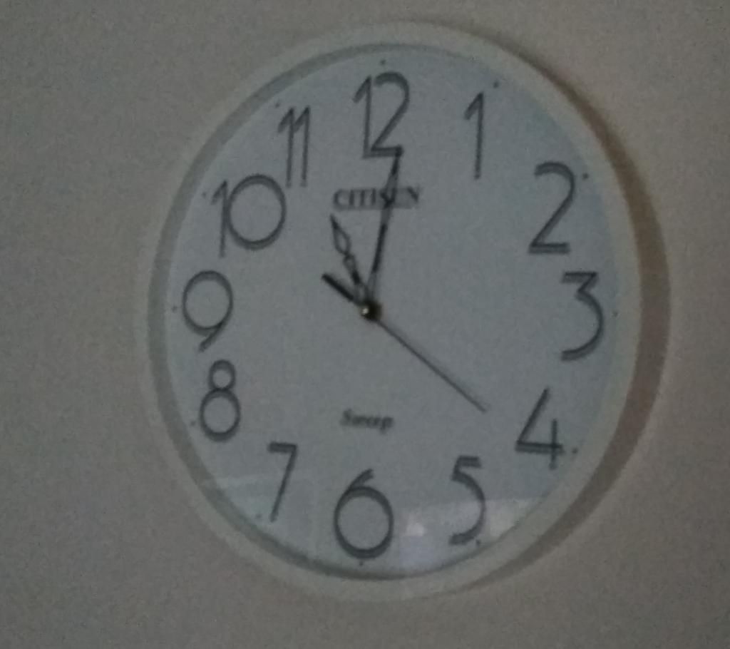 Citisun Sound Less Wall Clock 