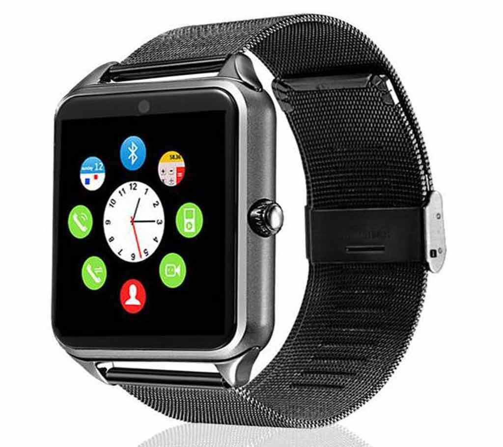 Z60 Smart Watch Single Sim Camera Stainless Steel Bluetooth