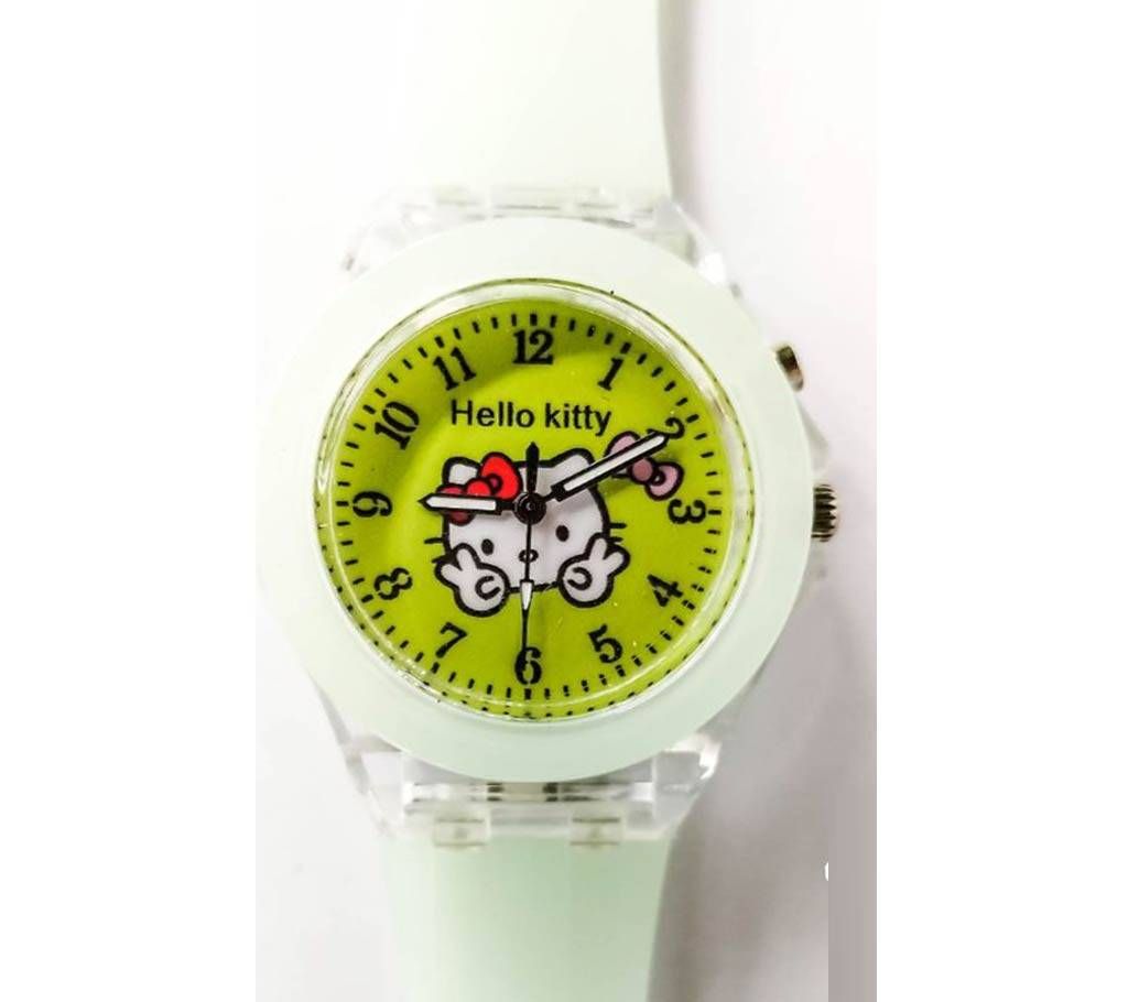Light Gray Kids Light Fashion Wrist Watch