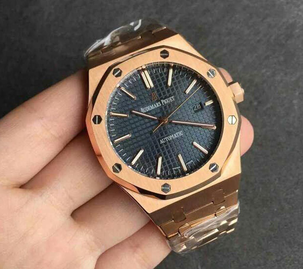 Audemars Piguet (AP) Menz golden wrist watch(copy)