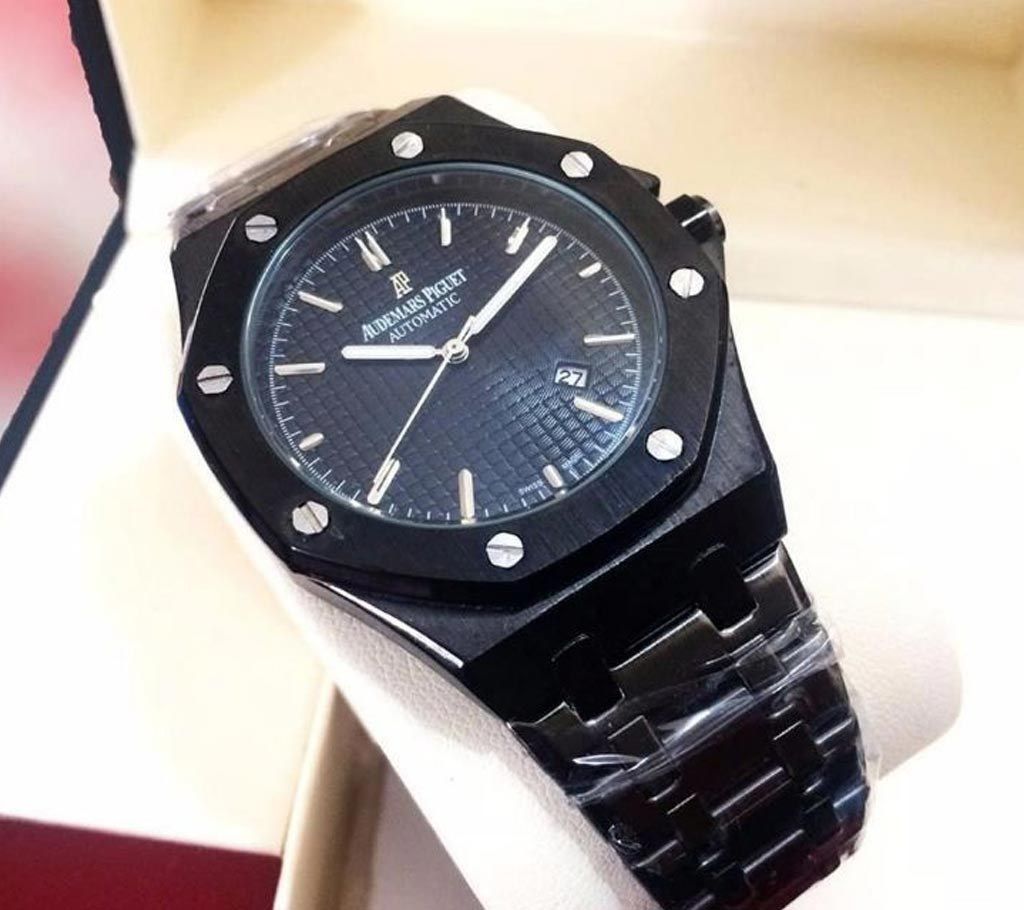 Audemars Piguet (AP) Menz black wrist watch(copy)