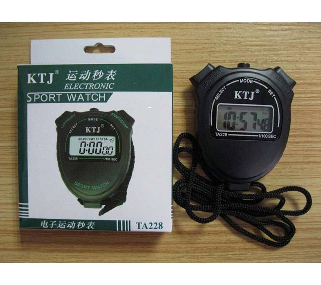 Electric digital sports stop watch
