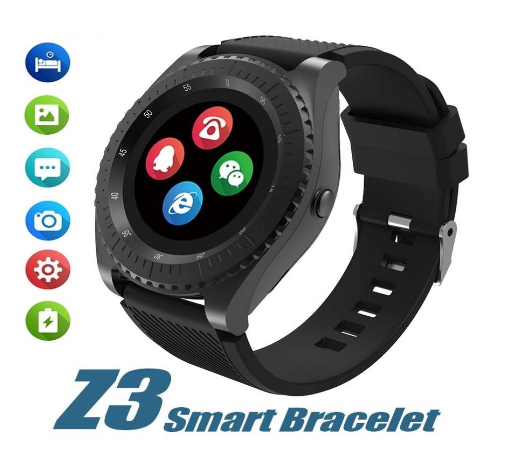 Z3 Smart Watch Sim Supported And Bluetooth Dial Camera