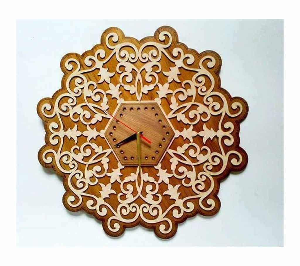 Naksha wooden Wall Clock