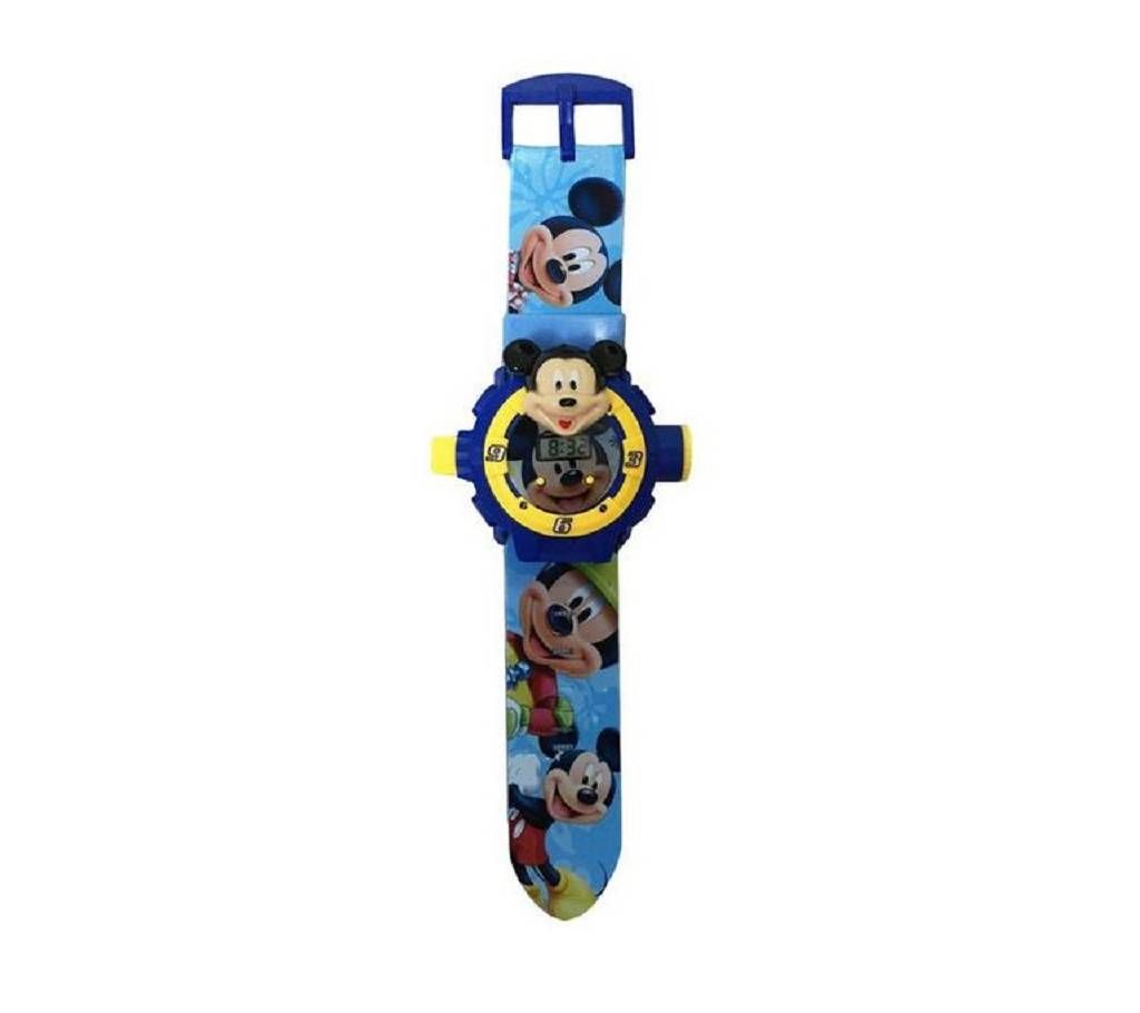 3D Automatic Projection Digital LED MICKEY MOUSE Watch For Kids