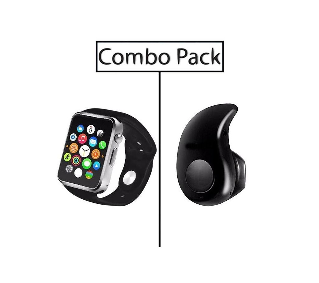 Smart Watch and S530 Mini Bluetooth Earphone