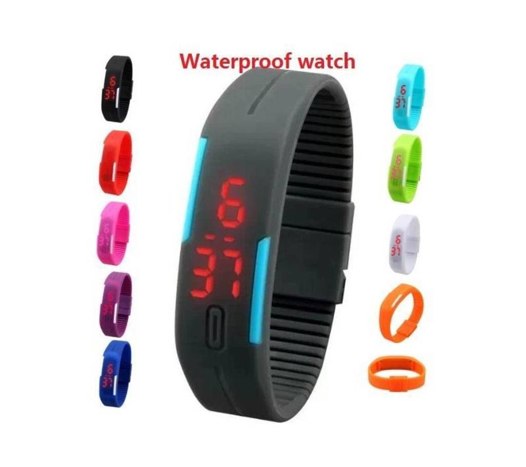 Led Waterproof Silicone Watch-C: 0279.